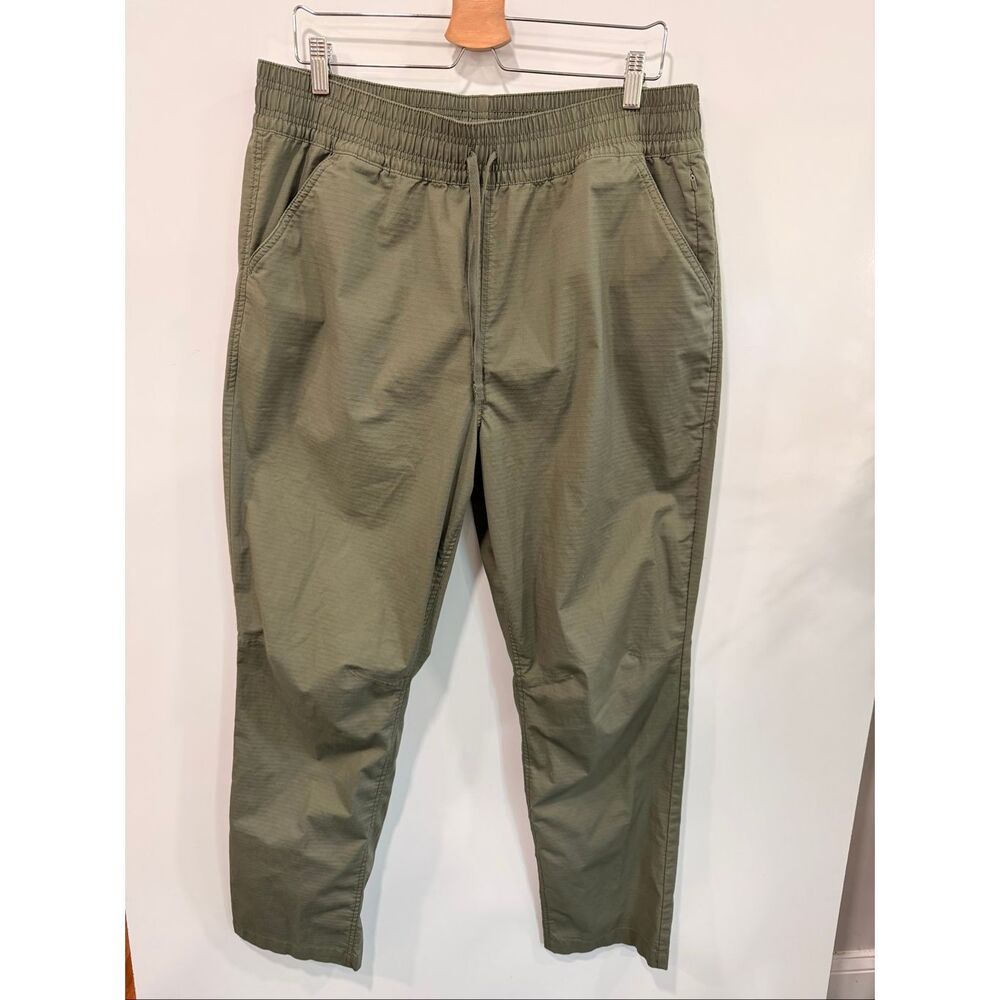 Prana Women’s Olive Hiking Pants Elastic Waist XL